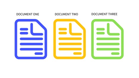 documents organizing online courses