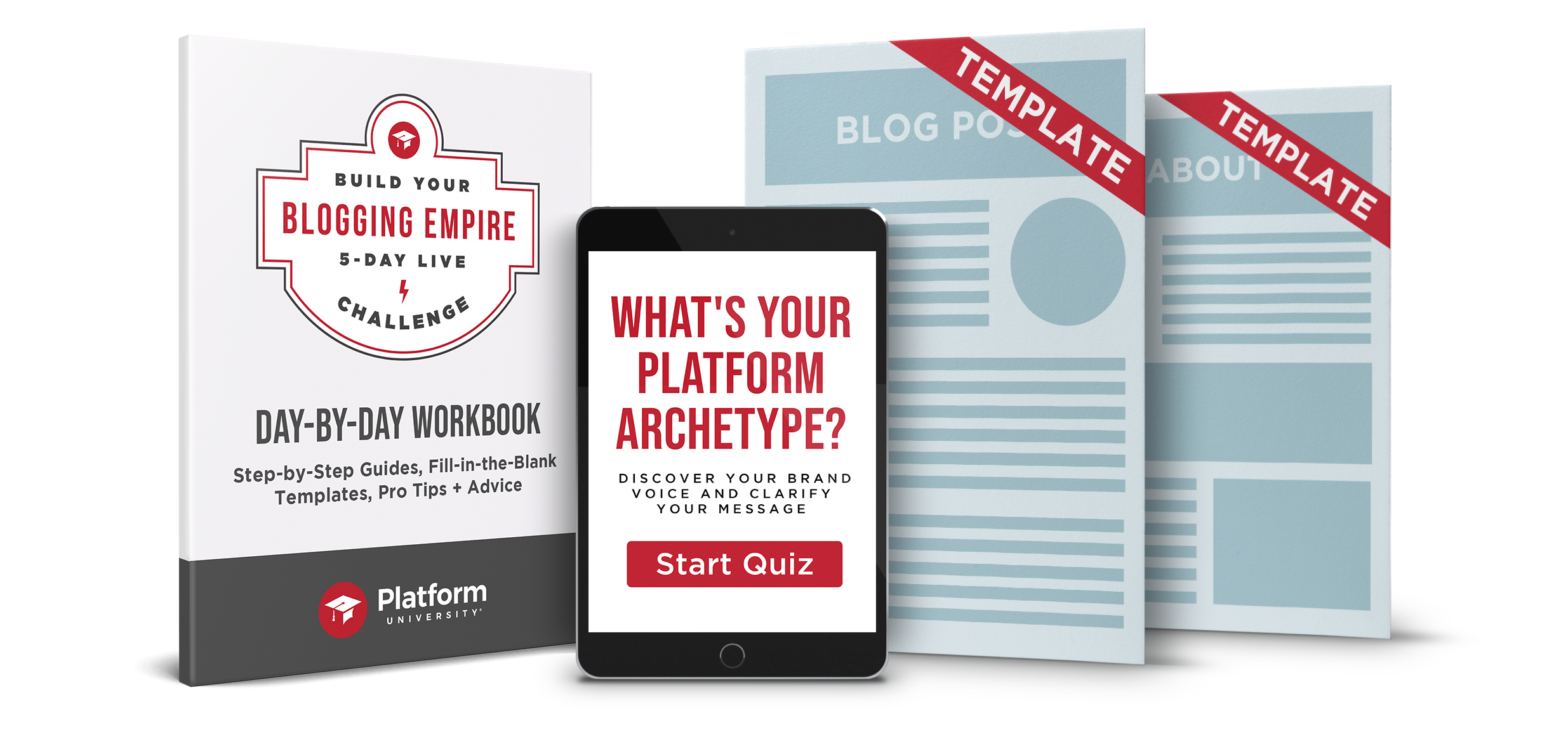 Build Your Blogging Empire Worksheet Bundle
